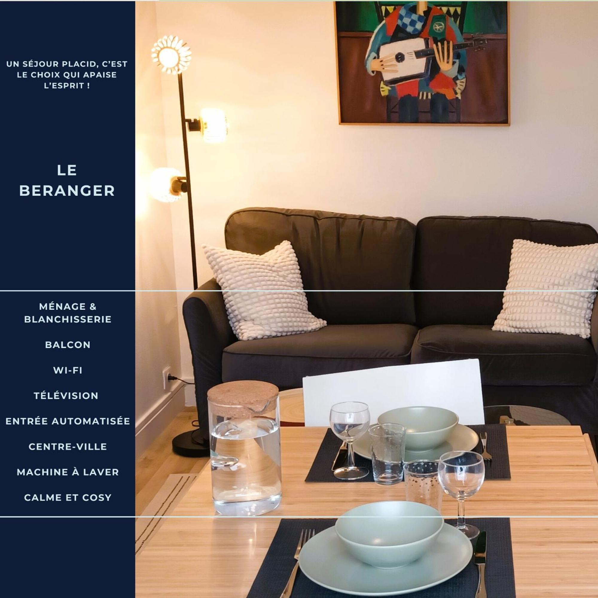 Le Beranger T2 Centre Wifi Balcon Apartment Тур Екстериор снимка